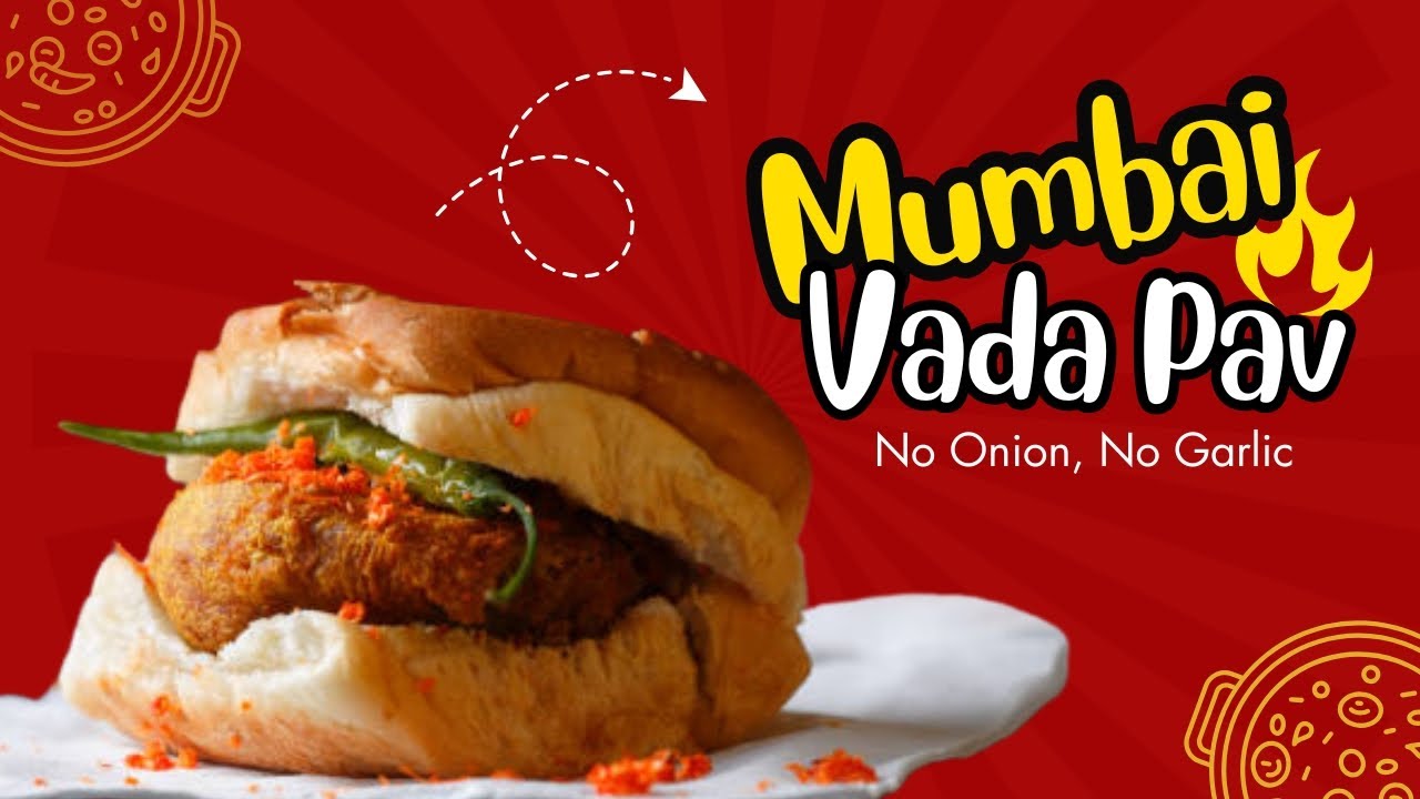 No Onion No Garlic Mumbai Style Vada Pav | वड़ा पाव रेसिपी हिंदी में | Vada Pao Sukha Chutney
