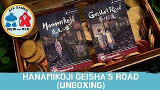 Hanamikoji Geisha's Road Unboxing