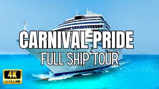 Carnival Pride Cruise Ship Tour - Full Walking Tour Deck by Deck 🚢 🛳 😍