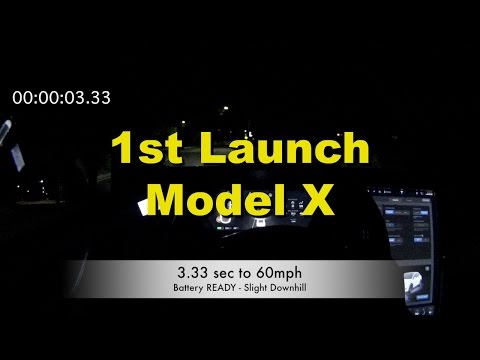 Tesla Model X - Launch Mode Explained and Demo/Test POV