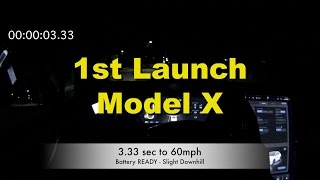 Tesla Model X - Launch Mode Explained and Demo/Test POV