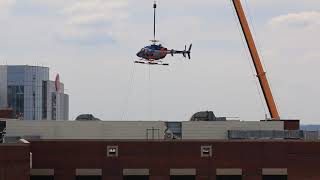 Disabled helicopter Removal North Pavilion