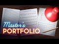 Revealing my music composition portfolio that got me into juilliard rice  nec for my masters