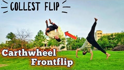 Carthwheel Front flip progression / Coolest flip ever 🔥😍