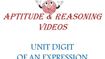 How to find unit digit or cyclicity of a given expression