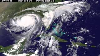 Satellite Sees Tropical Storm Isaac Move Slowly Over Louisiana