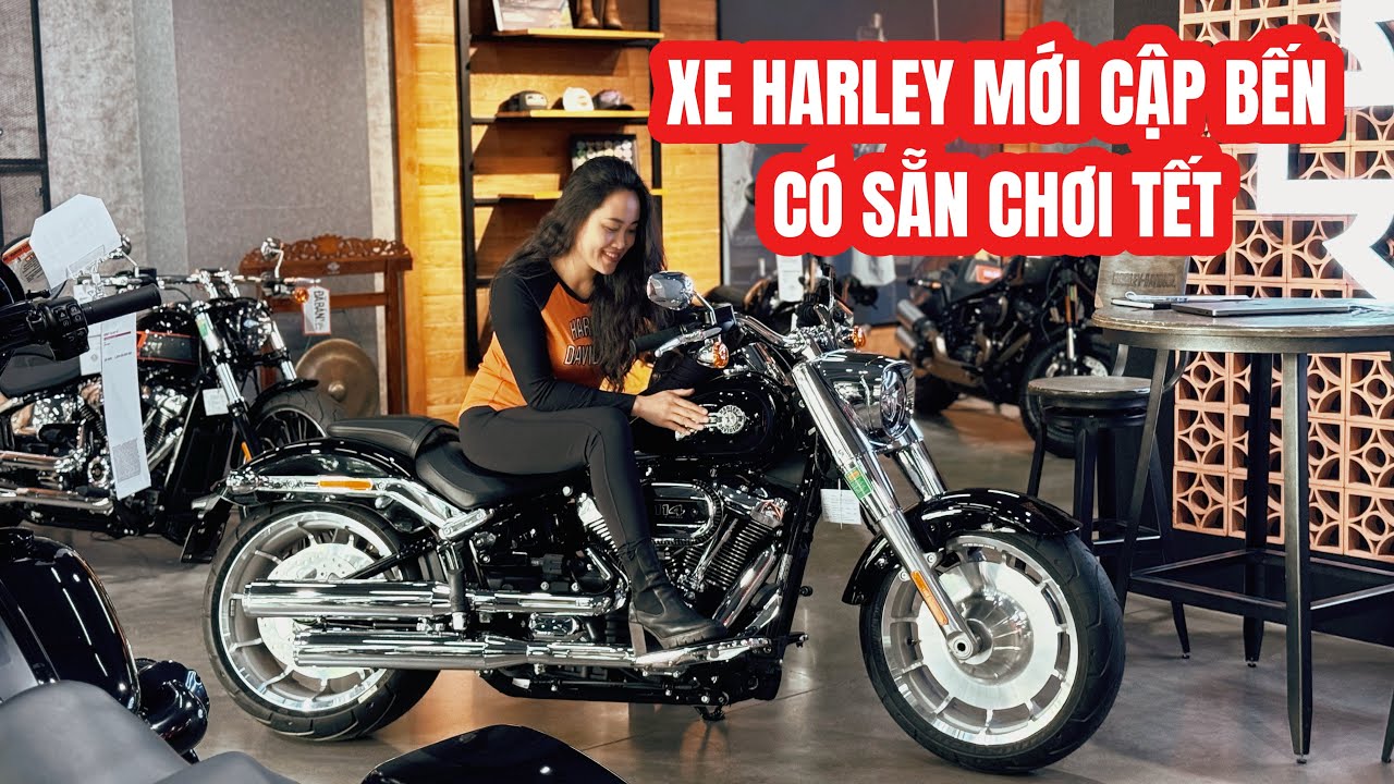 XE HARLEY MỚI CẬP BẾN SHOWROOM HARLEY-DAVIDSON SÀI GÒN | Mua xe mô tô đi chơi Tết 2026 anh chị ơi 🔥 
