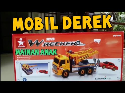  Mainan  mobil derek  mobil tobot bantu mobil derek  YouTube