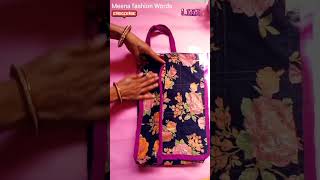 How to make a new design zipper handbag cutting and stitching at homeShort fristshortvido