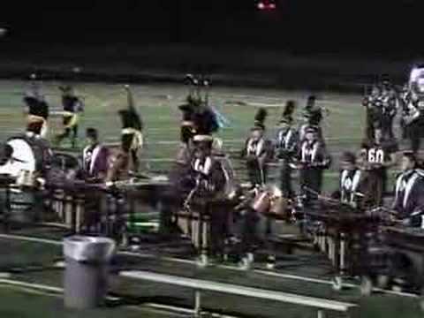 2005 Papillion La Vista High School Drumline Final Football game preformance