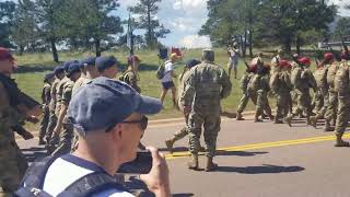 USAFA Class of 2026 March back from Jack&#39;s Valley.