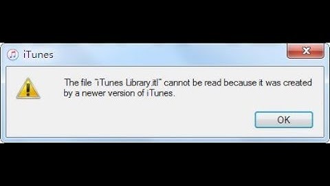 How to Fix the File Itunes Library.Itl