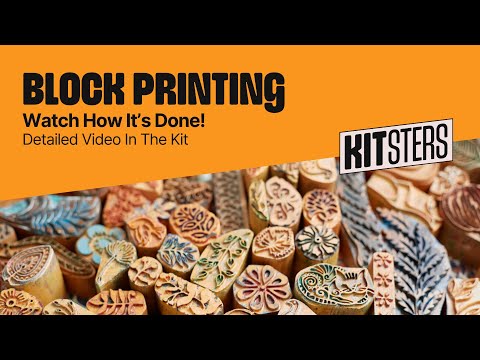 Do It Yourself : Hand Block Print Kit – VASTRA