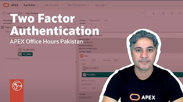 Two Factor Authentication with Oracle APEX