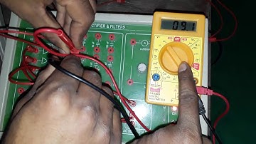 Full wave rectifier using Filter lab experiment | Electronics lab Tutorials