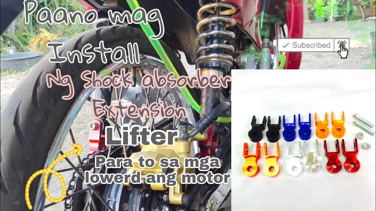 How to Install Shock Absorber Lifter,Shock Extension Sym 110Hane TV