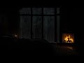 😴 In 5 Minuten schnell einschlafen 🌙 Tiefer Schlaf mit Regen & Kaminfeuer | No Ads