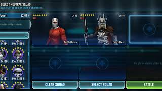 G13 Malak & Enfys vs Shaak Ti and 501st group