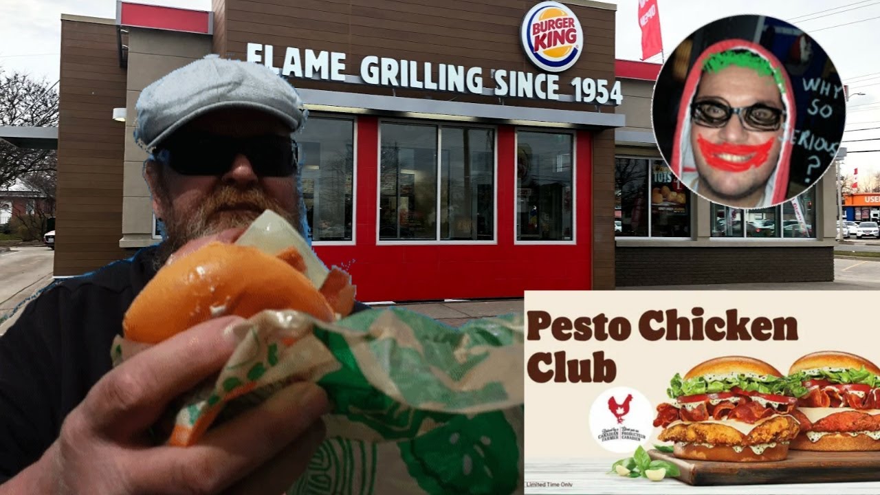 Burger King Pesto Chicken Club YouTube