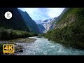 Relaxing River Sounds ( Norway ) - Gentle River Sounds - Nature Sounds for Spa, Sleep, Insomnia 4K