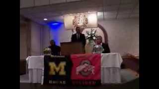 VIP guests Jim Tresses & Ricky Powers Q & A on rituals at Warren Sports Hall of Fame The Game 2013