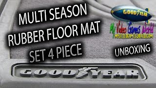 GoodYear Multi Season Rubber Floor Mat Set 4 Piece | REVIEW | My Video Games World