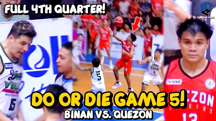 CRAZY DO OR DIE! 4TH QTR: QUEZON VS. BIÑAN GAME 5 MPBL PLAYOFFS