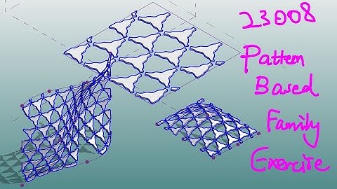 23008 - Revit Pattern Based Family Exercise