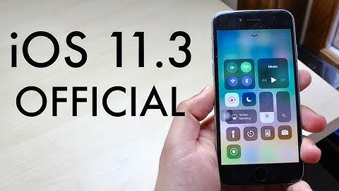 iOS 11.3 OFFICIAL On iPHONE 6! (Review)