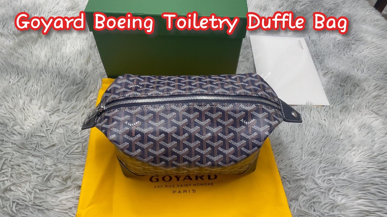 Goyard Boeing 25 Toilet Bag Gray Unboxing 