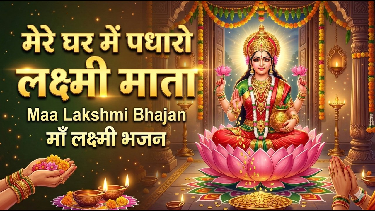🌸 मेरे घर में पधारो लक्ष्मी माता | माँ लक्ष्मी भजन | Lakshmi Bhajan | Bhakti Song 🌸