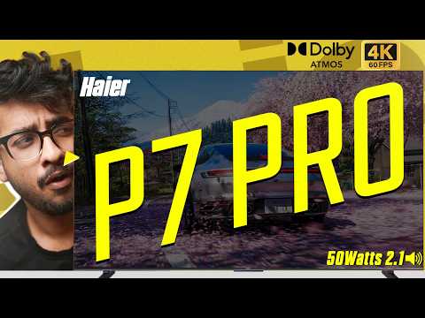 Haier P7 Pro 4K QLED TV Review 120Hz + 50W Dolby Atmos Sound | Malayalam