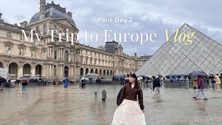 打开欧洲自由行的秘密之旅 Vlog - 探索法国巴黎的魅力 Paris Day 2 - 在卢浮宫里看到了蒙娜丽莎真迹 ｜巴黎圣心大教堂｜巴黎歌剧院