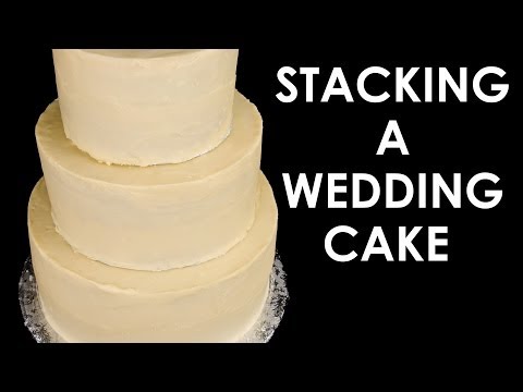 how-to-make-a-wedding-cake:-stacking-a-3-tier-wedding-cake-(part-2)-from-cookies-cupcakes-and-cardio