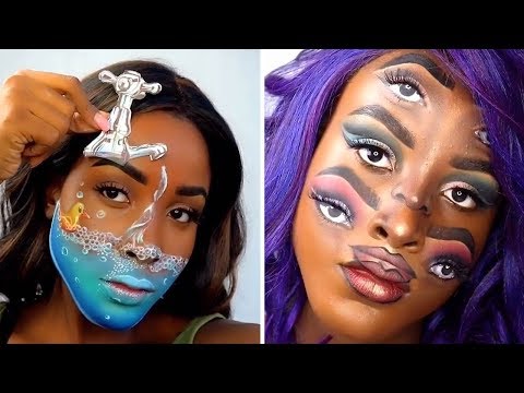Make-up Artist Transforms Herself Into Mind-Bending Illusions