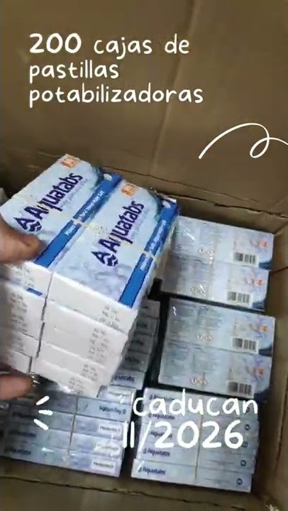 UNICEF entrega pastillas potabilizadoras de agua durante contingencia  eléctrica 