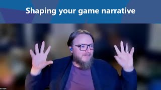 Shaping your game narrative - WGGB lightning talks