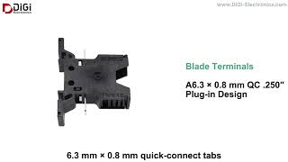 12-P10 Mounting Socket for 1170 Thermal Circuit Breakers