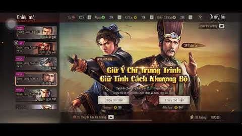 ĐIỂN VI SP và 30K KIM CHÂU CƠM CHAN NƯỚC MẮT /TAM QUỐC CHÍ CHIẾN LƯỢC