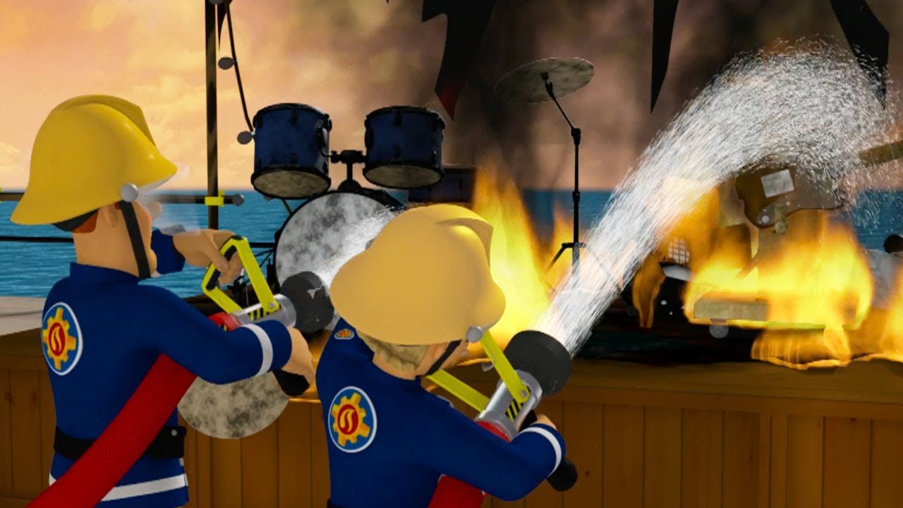 Fireman Sam US NEW Episodes HD | Ice rink disaster | Sam Fighting fire ...