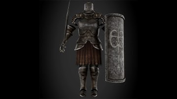 Black Iron Tarkus Full Armor Sword and Shield 3D model | replica | prop | cosplay | stl | print file