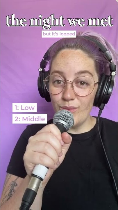 How to harmonise The Night We Met | #harmonybuilding #acappella #shorts #tiktok