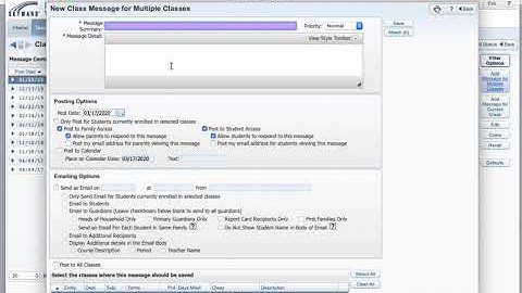 Skyward - Message Center