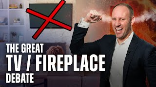 Do TVs Belong Above Fireplaces?