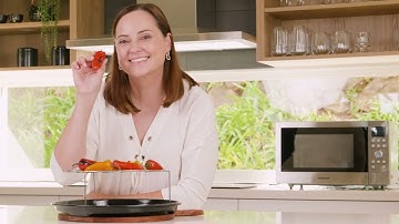 How to Grill Perfect Peppers | Panasonic NN-CT56 & NN-CD58 Convection Microwave Oven