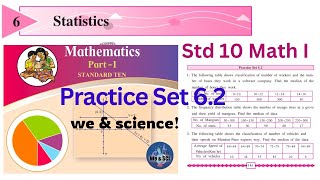 Celebrity Practice Set 6.2 | L-6. Statistics | Std 10 Algebra  Wealth