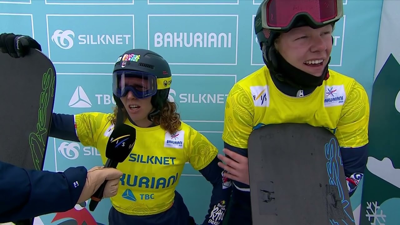 🥇 GREAT BRITAIN (Nightingale/Bankes) | "Unbelievable" | Mixed Team Snowboard Cross | Bakuriani 2023