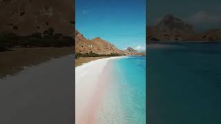 Keindahan pulau Pink Beach Labuan Bajo