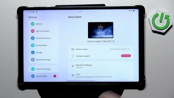 LENOVO Legion Tab Gen 3 – How to Check Serial Number