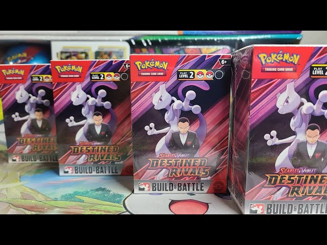 destined rivals booster build & battle box start your journey into the exciting world of Pokmon Trading Card Game battles Opening 4 Destined Rivals Prerelease